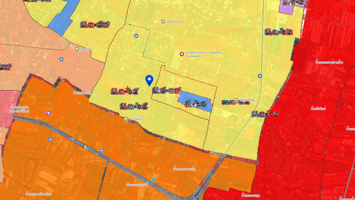385 ตร.ว. ใกล้เมกาบางนา